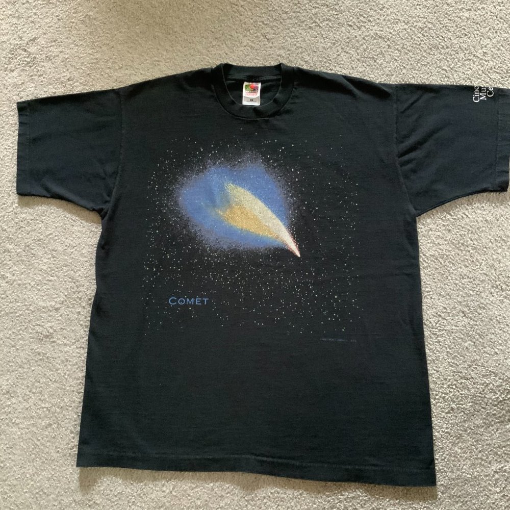 Cincinnati Museum Center - Comets On Tour commemoration Black Unisex T-Shirt - Picture 3 of 9